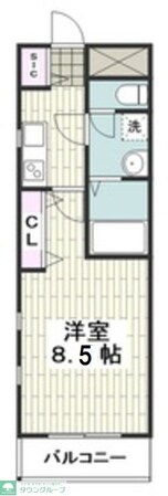 ラフィネサウスの物件間取画像
